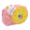 BTSEURY Digital Video Camera, Dual Lens 1080P Digital Camera, Auto Focus Compact Small Camera Play Music Games with Various Filters Cartoon Photo Frames Shockproof (Pink) view 4