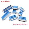 ACGTUY 5Pcs DB9 DB15 DB25 DB37 DIDC9/DIDC15/DIDC25/DIDC37 Male Female p/Lug Serial Port Connector IDC Crimp Type D-SUB Rs232 Adapter(DB9 Male) view 2