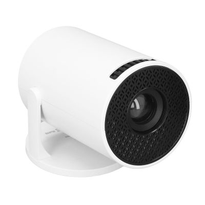 4K Mini Projector, Portable Home Projector for Android 12.0, 1080P 2.4G Cordless Smart Projector with 180 Deg Rotatable Remote Control, Outdoor Projector for Phone TV Stick Laptop