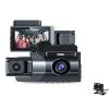 Dash Cam, 3 Channel Dash Cam, 3Inch 1080P HD Screen Night Vision Wide Angles Emergecy Lock Stop Triple Camera Driving Recorder view 1