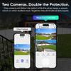 WYZE Duo Cam Pan Indoor/Outdoor IP65 2K 360 Pan/Tilt Smart Home Security Camera with Color Night Vision, Compatible with Alexa & Google Assistant, White view 4