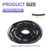 uxcell 50 Pcs Recorder Rubber Belts, Folded Length 40-135mm Cassette Recorder Belts Machine Repair Mix Flat Cassette Tape Machine Rubber Belts for DVD CD LD VCR Repeater Drives, Width 1mm view 2