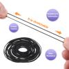 uxcell 50 Pcs Recorder Rubber Belts, Folded Length 40-135mm Cassette Recorder Belts Machine Repair Mix Flat Cassette Tape Machine Rubber Belts for DVD CD LD VCR Repeater Drives, Width 1mm view 3