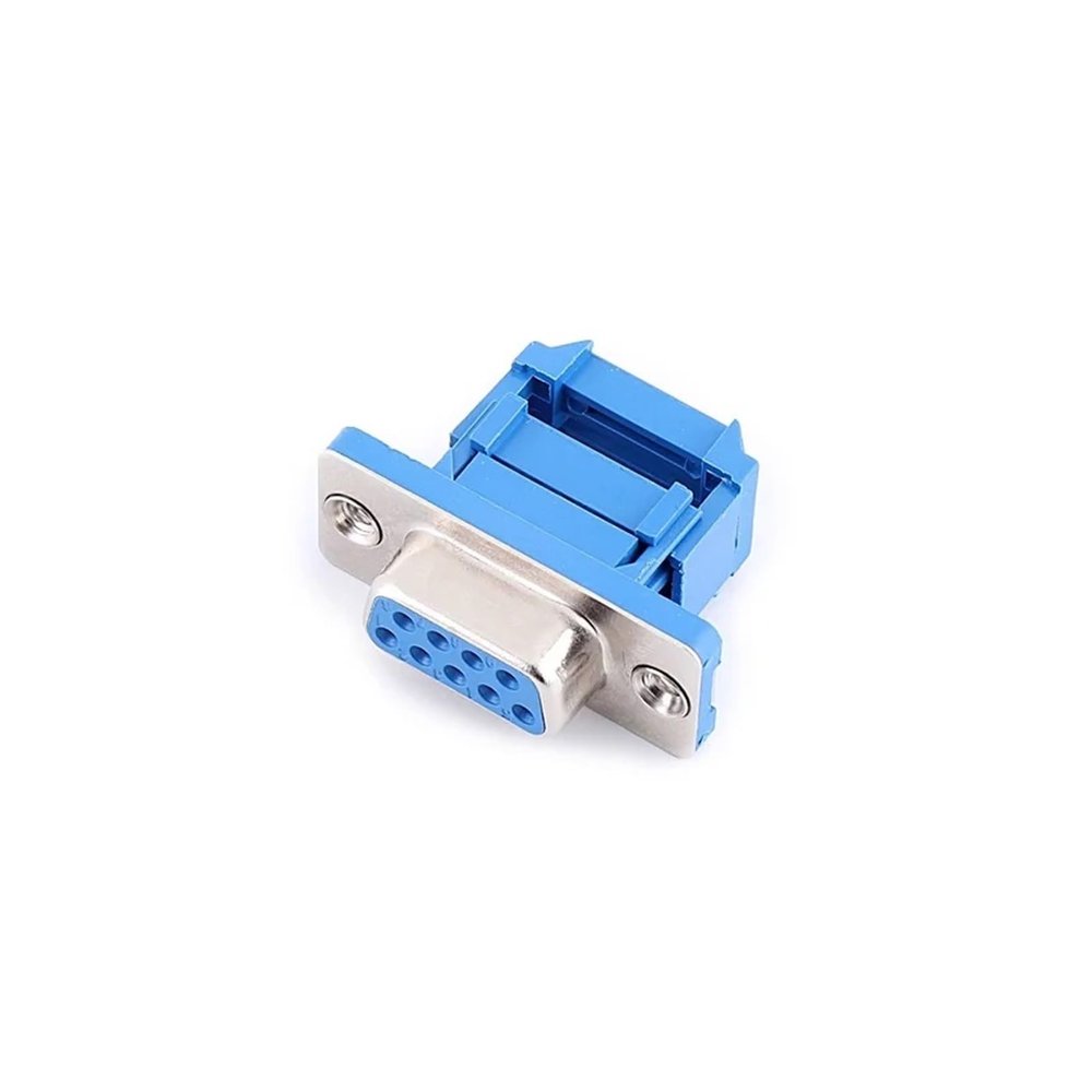 ACGTUY 5Pcs DB9 DB15 DB25 DB37 DIDC9/DIDC15/DIDC25/DIDC37 Male Female p/Lug Serial Port Connector IDC Crimp Type D-SUB Rs232 Adapter(DB9 Female)