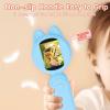 Kids Microscope HD IPS Screen 3 Gears LED Light Brightness Portable Handheld Magnifying Glass Kids Pocket Microscope Kid Mini Scope Kids Digital Microscope (Blue) view 2