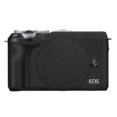 Camera Body Sticker Protective Skin Film Kit Skin Accessories for Canon EOS M6 Mark II Vinyl Wrap Decals M6MII M6M2 (Honeycomb Black)