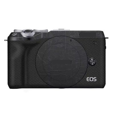 Camera Body Sticker Protective Skin Film Kit Skin Accessories for Canon EOS M6 Mark II Vinyl Wrap Decals M6MII M6M2 (Circuit Black)