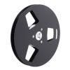 Empty Tape Reel, 5 Inch Open Reel Sound Tape Empty Reel High Strength Aluminum Alloy for 1/4 Inch Tape (Black) view 1