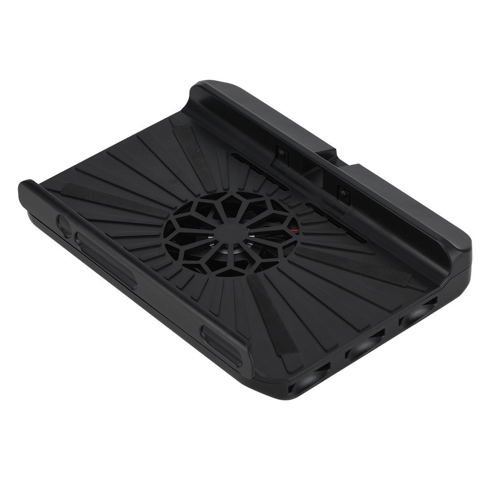 CFTGIW Multi Functional Cooling Stand Fans USB Powered Cooler Stand Cooling Pad for Black The Fan While Using It Need to About Running of