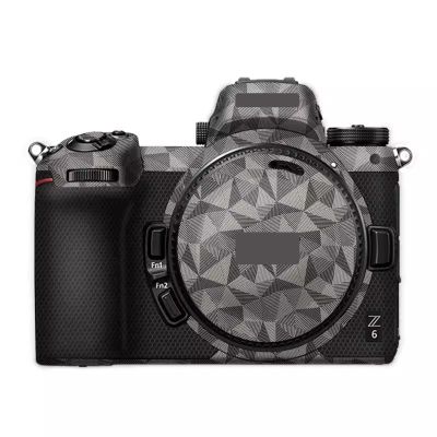 Anti-Scratch Camera Sticker Coat Wrap Protective Film Body Protector Skin Cover for Nikon Z6 Z7(Triangle Titanium)