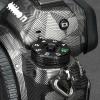 Anti-Scratch Camera Sticker Coat Wrap Protective Film Body Protector Skin Cover for Nikon Z6 Z7(Triangle Titanium) view 2