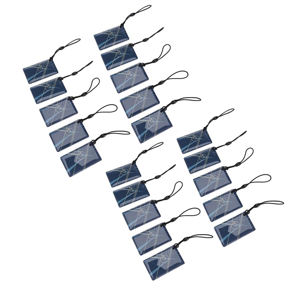 20Pcs L Key Fob IC Cards 3.56Mhz for Door Entry A Control System - Sensitive Ligent Proximity ID Card