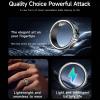 Sqrutri Smart Ring with LED Display for Women, IP68 Waterproof Smart Rings for Men, Sleep, Blood Oxygen, Heart Rate, Steps Smart Ring Health Trackers. (Silver, 11) view 4