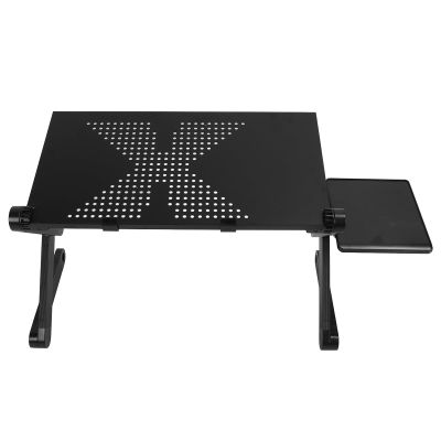 Aluminum Alloy Laptop Stand, Ergonomic Design, Foldable Laptop Riser with 360 Rotatable Base for Up to 17 Inch Laptops, for Comfortable Working Postures, Efficient Laptop Cooling