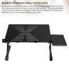 Aluminum Alloy Laptop Stand, Ergonomic Design, Foldable Laptop Riser with 360 Rotatable Base for Up to 17 Inch Laptops, for Comfortable Working Postures, Efficient Laptop Cooling view 3
