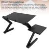 Aluminum Alloy Laptop Stand, Ergonomic Design, Foldable Laptop Riser with 360 Rotatable Base for Up to 17 Inch Laptops, for Comfortable Working Postures, Efficient Laptop Cooling view 4