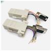 ACGTUY DB9 Male Female DB9 9PIN Serial Port Connector to RJ45 Female Adapter D-SUB RS232 COM Port to LAN Ethernet Port Converter(1 Pair) view 2