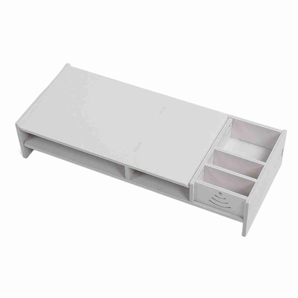 Acouto Stand Desktop Riser with Storage Shelf for Laptop PC Table Computer Stand Storage Riser Shelf Stand Holder for Office Plies Organizing