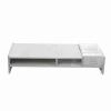 Acouto Stand Desktop Riser with Storage Shelf for Laptop PC Table Computer Stand Storage Riser Shelf Stand Holder for Office Plies Organizing view 2