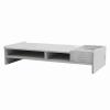 Acouto Stand Desktop Riser with Storage Shelf for Laptop PC Table Computer Stand Storage Riser Shelf Stand Holder for Office Plies Organizing view 3