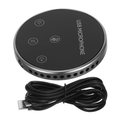 CONGARTENO Omnidirectional USB Microphone Mic for Laptop Conference Call Game Chat Material Pickup Easy to Use