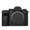 Anti-Scratch Camera Cover Skin Sticker for Sony A1 Camera Protector Film Skin Decals(Carbon Fiber Black) view 1