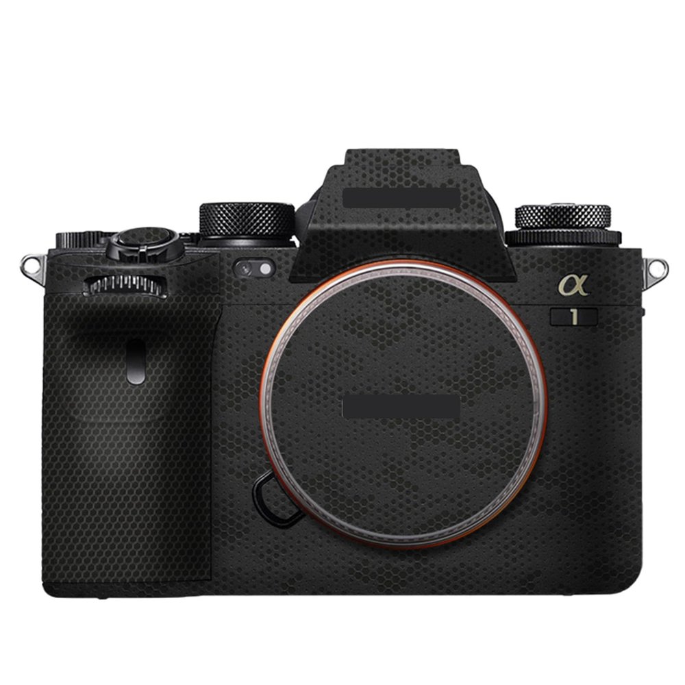 Anti-Scratch Camera Cover Skin Sticker for Sony A1 Camera Protector Film Skin Decals(Mamba Black)