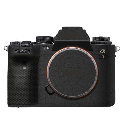 Anti-Scratch Camera Cover Skin Sticker for Sony A1 Camera Protector Film Skin Decals(Leather Black)