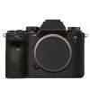 Anti-Scratch Camera Cover Skin Sticker for Sony A1 Camera Protector Film Skin Decals(Leather Black) view 1