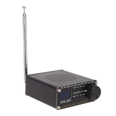ATS-20+ Si4732 Full Band Radio Receiver, FM AM MW SW SSB LSB USB, Portable Shortwave Digital Receiver with Antenna