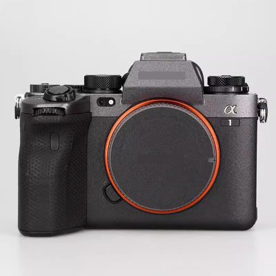 Anti-Scratch Camera Cover Skin Sticker for Sony A1 Camera Protector Film Skin Decals(Deep Grey+Frosted Black)