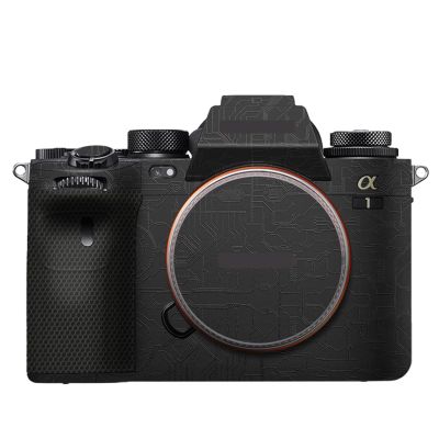 Anti-Scratch Camera Cover Skin Sticker for Sony A1 Camera Protector Film Skin Decals(Circuit Black)