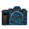 Anti-Scratch Camera Cover Skin Sticker for Sony A1 Camera Protector Film Skin Decals(Mamba Blue) view 1