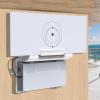 DSXsm Starlink Gen 3 Mount Accessories,Starlink V3 Router Wall Mount with Starlink Power Supply Mounting Kit,Starlink Wall Holder for Gen 3 High Performance WiFi Router. White. view 1