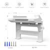 DSXsm Starlink Gen 3 Mount Accessories,Starlink V3 Router Wall Mount with Starlink Power Supply Mounting Kit,Starlink Wall Holder for Gen 3 High Performance WiFi Router. White. view 2