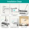 DSXsm Starlink Gen 3 Mount Accessories,Starlink V3 Router Wall Mount with Starlink Power Supply Mounting Kit,Starlink Wall Holder for Gen 3 High Performance WiFi Router. White. view 4