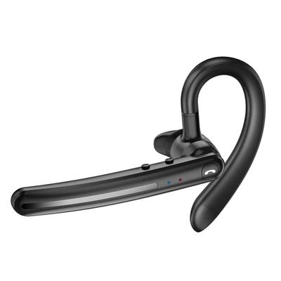Wireless Earphone Ear-Hook Headphone Boom Mic Compatible with Consumer Cellular Iris Flip, Handsfree Single Headset Over The Ear Earbud