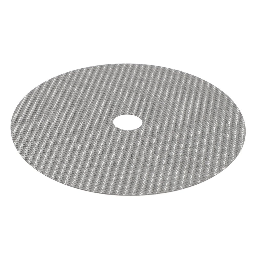 Carbon Fiber CD Mat, 0.2mm Disc Stabilizer Carbon Fiber CD Stabilizer Tuning Mat Carbon Fiber Made Disc Stabilizer for Various CD Players (Silver)