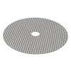 Carbon Fiber CD Mat, 0.2mm Disc Stabilizer Carbon Fiber CD Stabilizer Tuning Mat Carbon Fiber Made Disc Stabilizer for Various CD Players (Silver) view 1