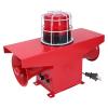 Alarm Siren Industrial Sound Light Alarm 120DB Volume Control IP67 3 Sounds (US Plug) view 2