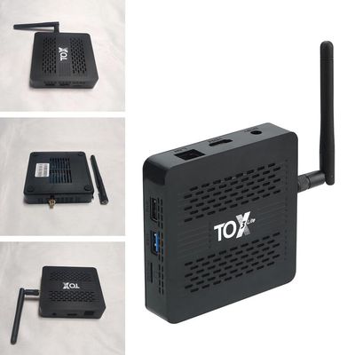 TOX3 Quad Core Amlogic S905X4 Android 11.0 4GB+32GB Smart TV Box 2.4G 5G 1000M