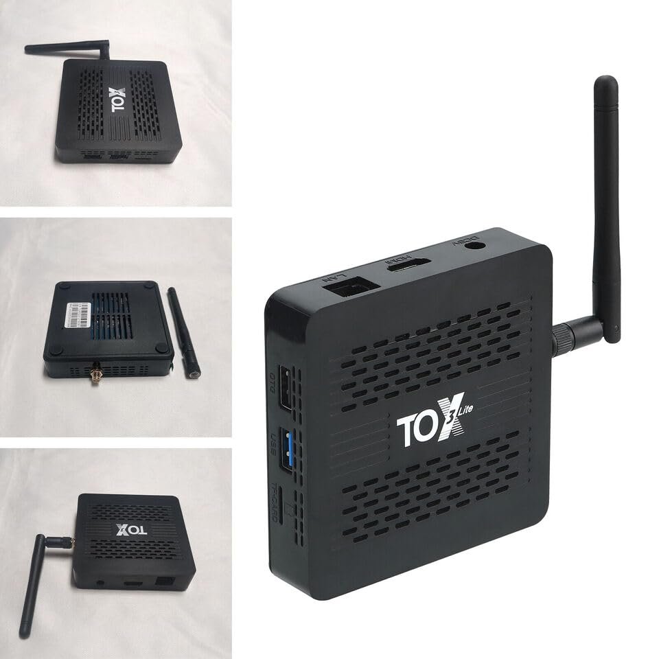 TOX3 Quad Core Amlogic S905X4 Android 11.0 4GB+32GB Smart TV Box 2.4G 5G 1000M