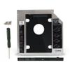 9.5mm Universal SATA 2nd HDD SSD Hard Drive Caddy For CD/DVD-ROM Optical Bay view 1