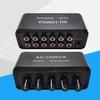 1X Box HiFi Stereo RCA Audio Splitter/Selector Mini 1-IN-5-OUT Audio Switch view 2