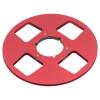 Open Reel Sound Tape Reel, 1/4 10.5 Inch Empty Tape Reel 4 Hole Aluminum Alloy Stainless Steel Screws for Reel to Reel Tape Player (Red) view 3