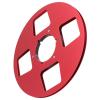 Open Reel Sound Tape Reel, 1/4 10.5 Inch Empty Tape Reel 4 Hole Aluminum Alloy Stainless Steel Screws for Reel to Reel Tape Player (Red) view 4