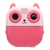 Instant Print Camera, ABS 2.4 Inch Screen 1080P Digital Camera 6X Digital Zoom 48MP for Outdoor (Pink) view 1