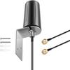 2x2 MIMO Omnidirectional Low Profile 4G LTE 5G External Antenna SMA Male Connector with 10ft Cable for Boosts Performance of 4G/5G Routers Hotspot Verizon AT&T T-Mobile RV Home Internet view 1