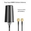 2x2 MIMO Omnidirectional Low Profile 4G LTE 5G External Antenna SMA Male Connector with 10ft Cable for Boosts Performance of 4G/5G Routers Hotspot Verizon AT&T T-Mobile RV Home Internet view 3