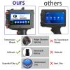 Eurannit E16-1 Handheld Inkjet Printer, 1" Portable Smart Printer with ER521 Original Fast-Drying Ink, 360 Date Coder Printing Machine for Text/Barcode/Number/Image/Date Printer for Any Surface view 3